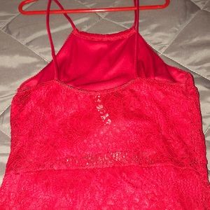 Red Lace Dress